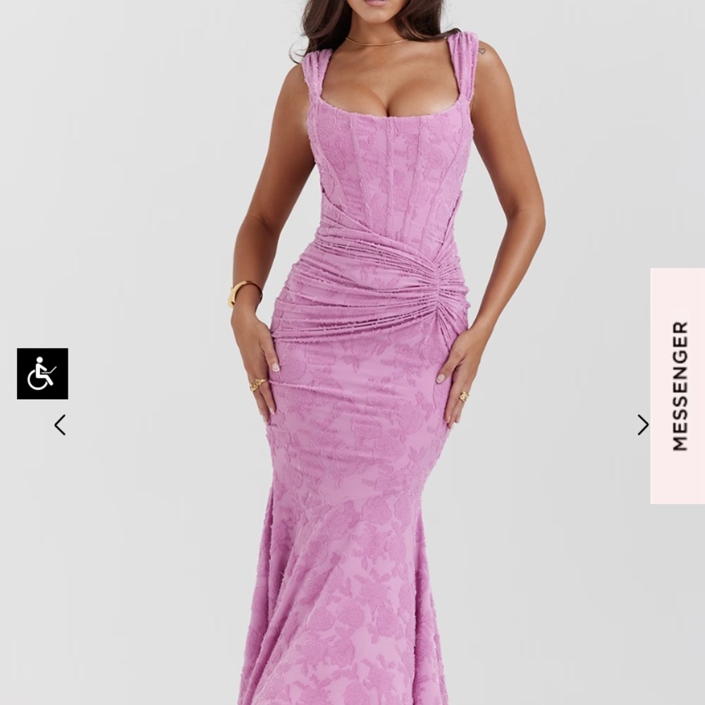 House of CB Pink Maxi Dress